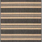 nourison horizon indoor outdoor hoz05 charcoal rug