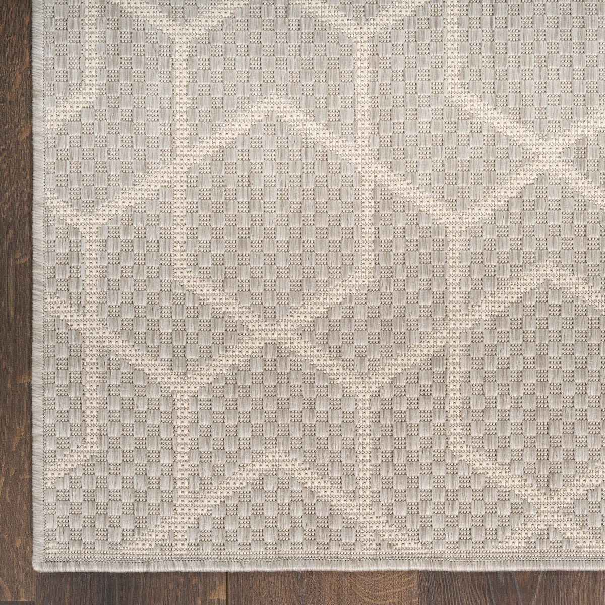 nourison horizon indoor outdoor hoz01 grey rug