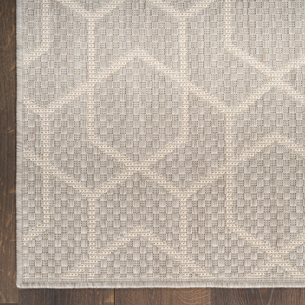 nourison horizon indoor outdoor hoz01 grey rug