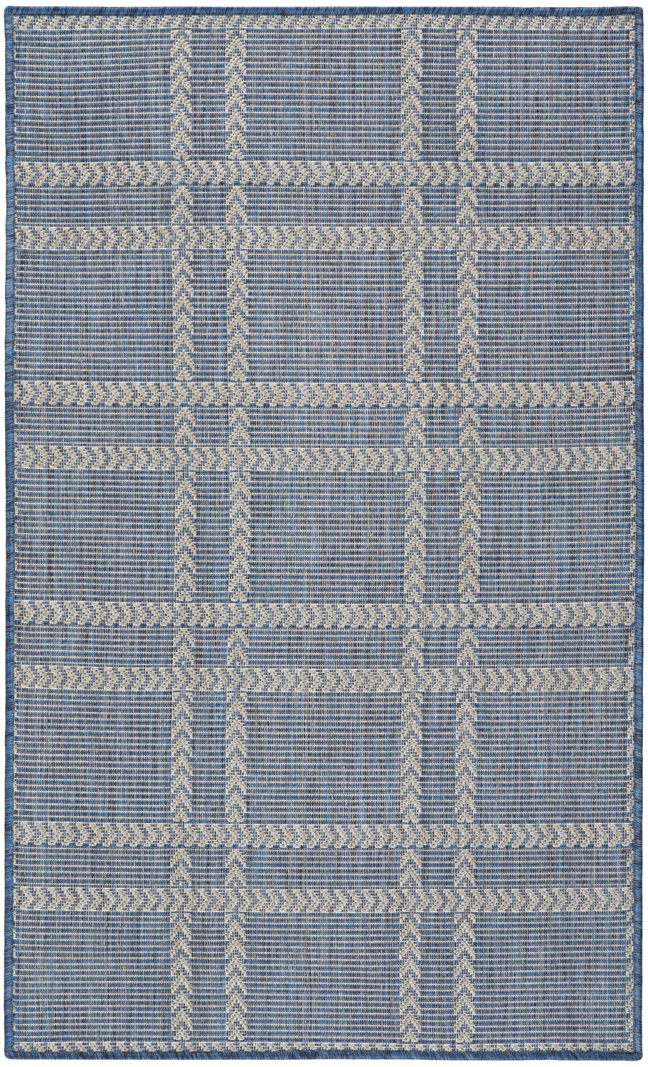 nourison horizon indoor outdoor hoz04 navy rug
