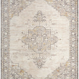 nourison antique fusion anf01 ivory charcoal rug