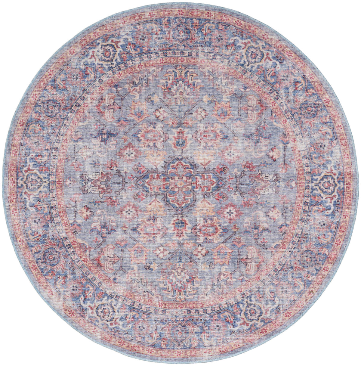 nourison new concept washables sr104 blue multicolor rug