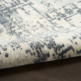nourison quarry qua17 ivory grey rug
