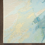 nourison color splash csp04 ivory blue rug