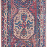 nourison new concept washables sr105 red navy rug