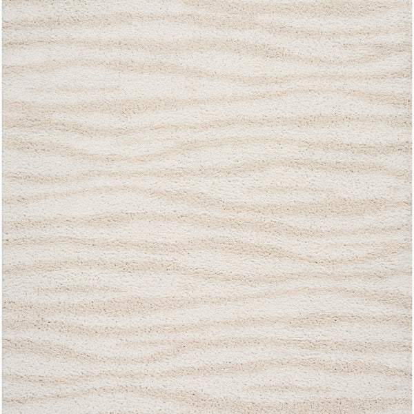 nourison modern shag mmd05 ivory beige rug