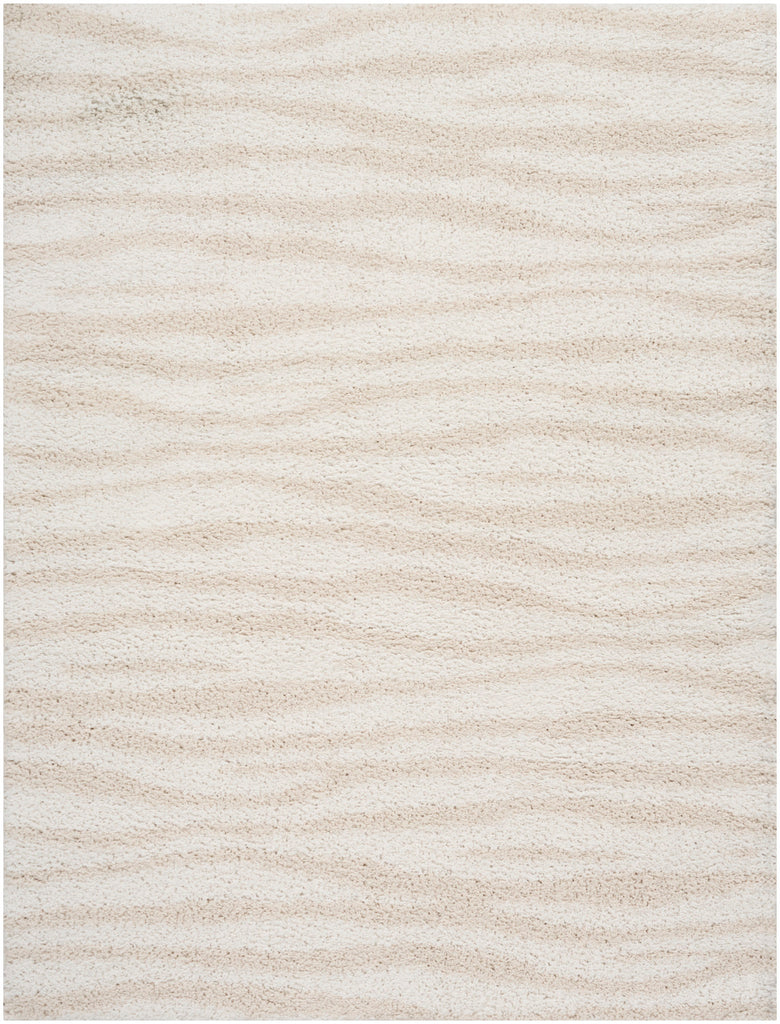 nourison modern shag mmd05 ivory beige rug