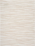 nourison modern shag mmd05 ivory beige rug