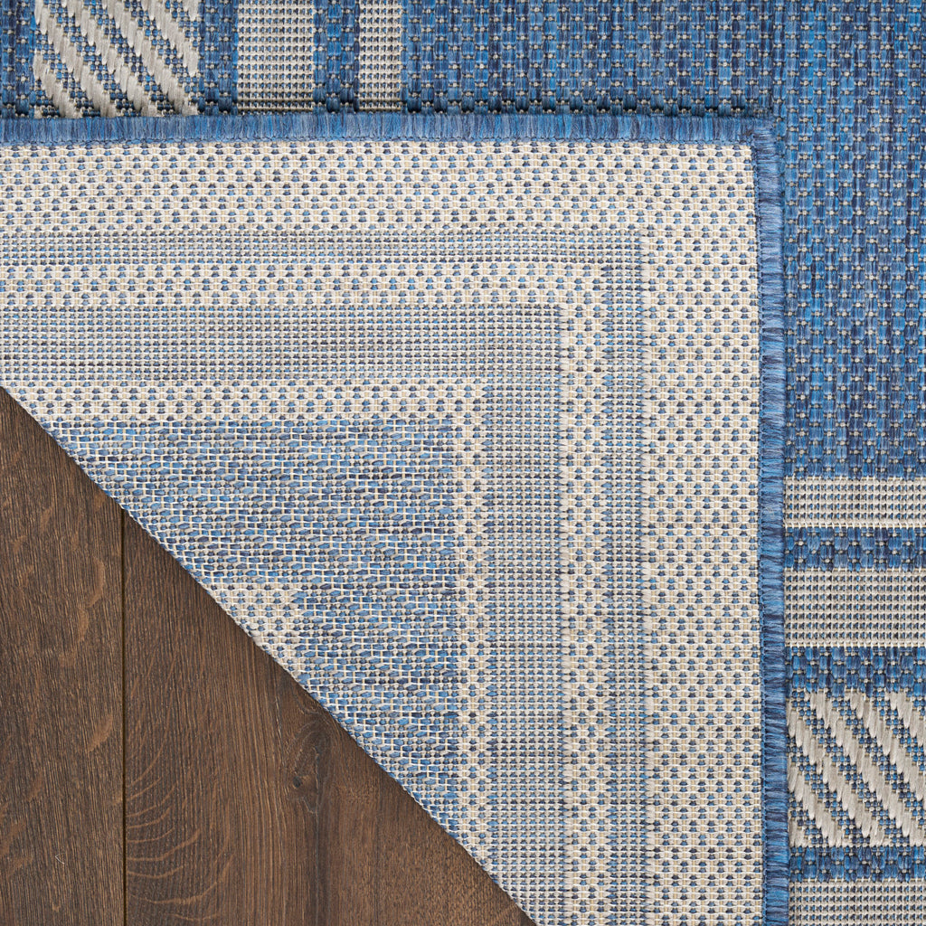 nourison horizon indoor outdoor hoz03 denim rug