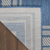 nourison horizon indoor outdoor hoz03 denim rug