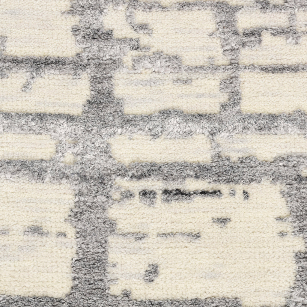 nourison luna lun02 ivory grey rug