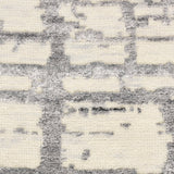 nourison luna lun02 ivory grey rug