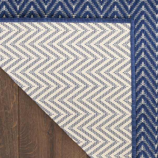 nourison horizon indoor outdoor hoz02 navy rug