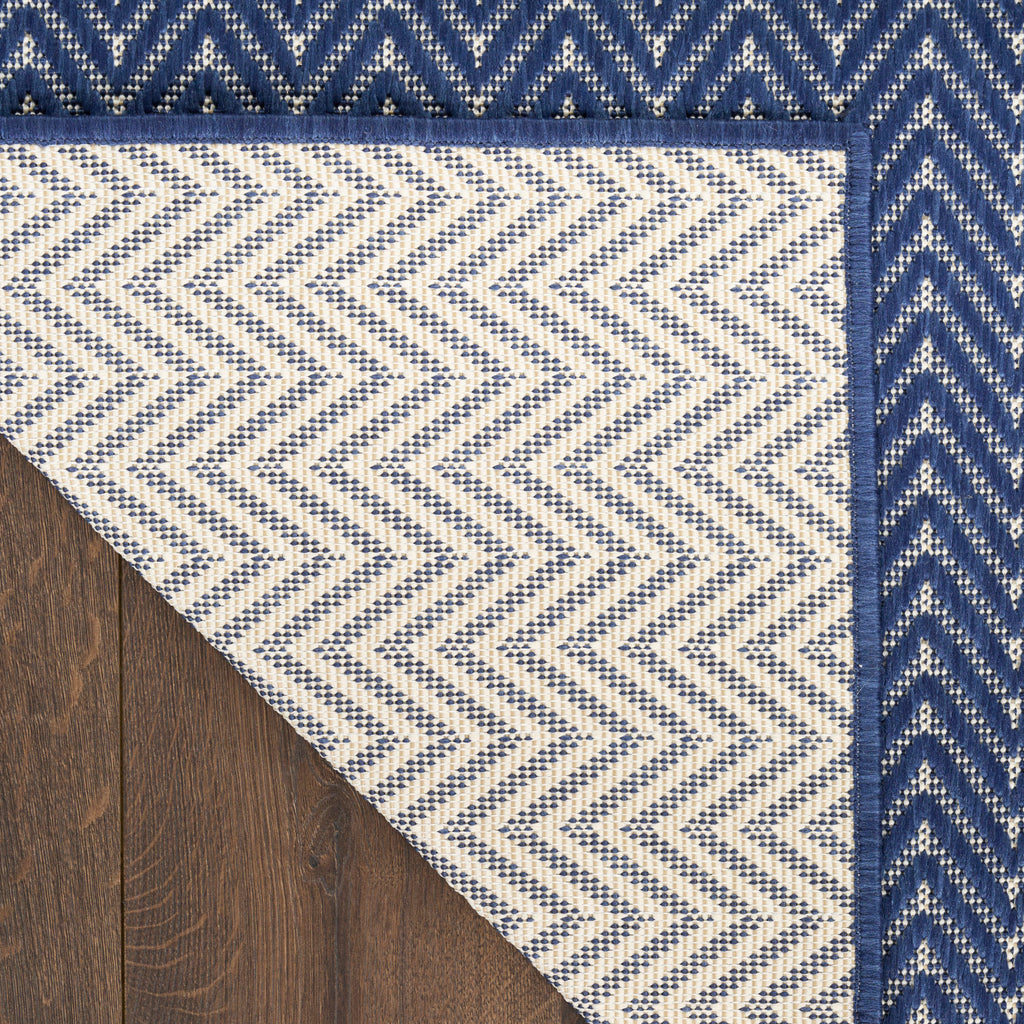 nourison horizon indoor outdoor hoz02 navy rug