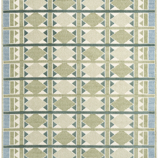 nourison nordic nrc06 green blue rug