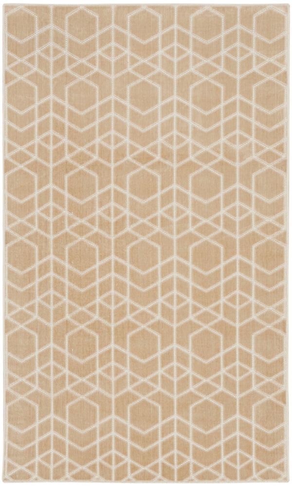 nourison washable charm wch01 beige ivory rug