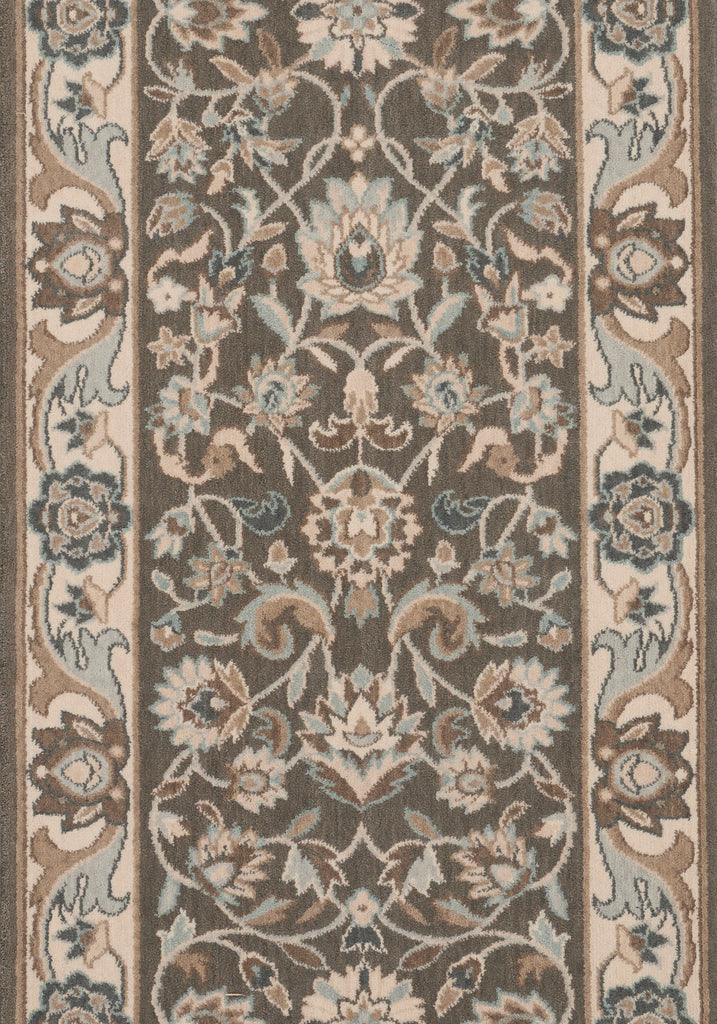 nourison grand parterre pt01 dark roast rug