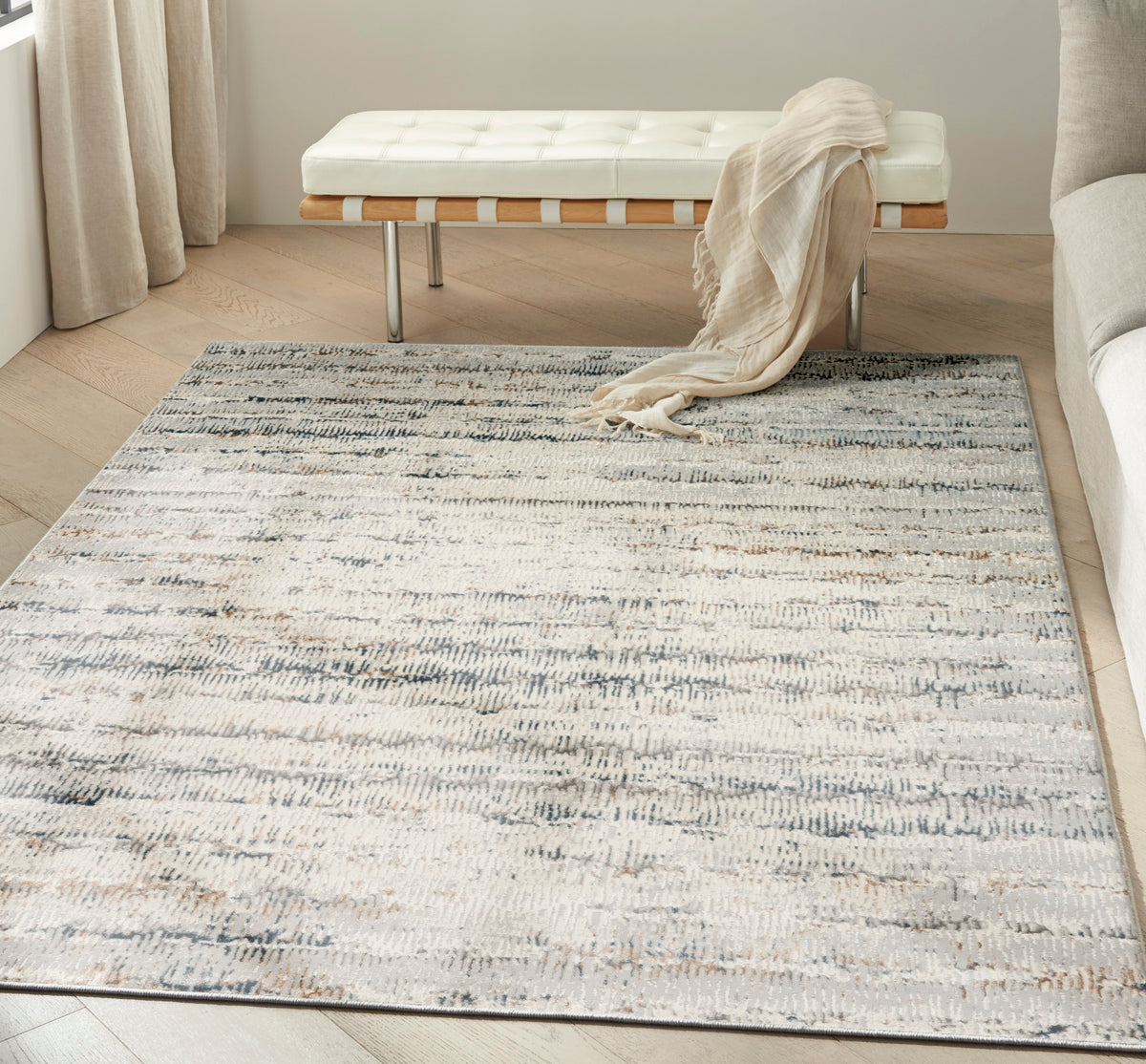 nourison ck073 compass cmp01 ivory multicolor rug