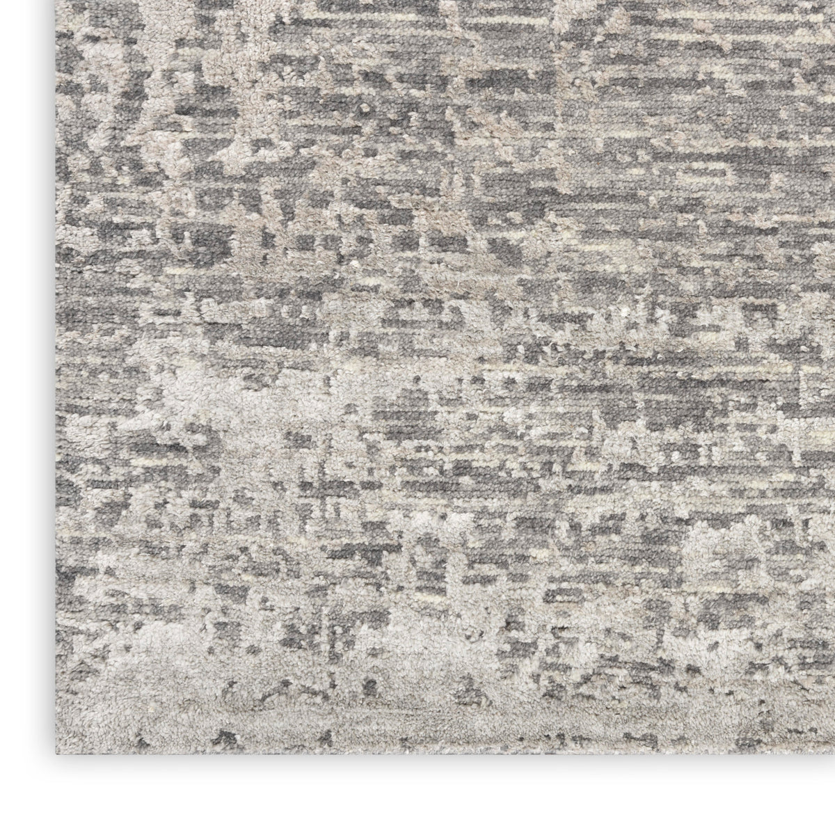 nourison luna lun01 grey silver rug