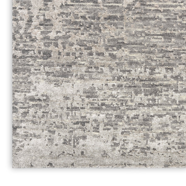 nourison luna lun01 grey silver rug