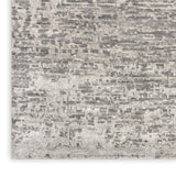nourison luna lun01 grey silver rug