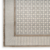 nourison nordic nrc03 ivory grey rug