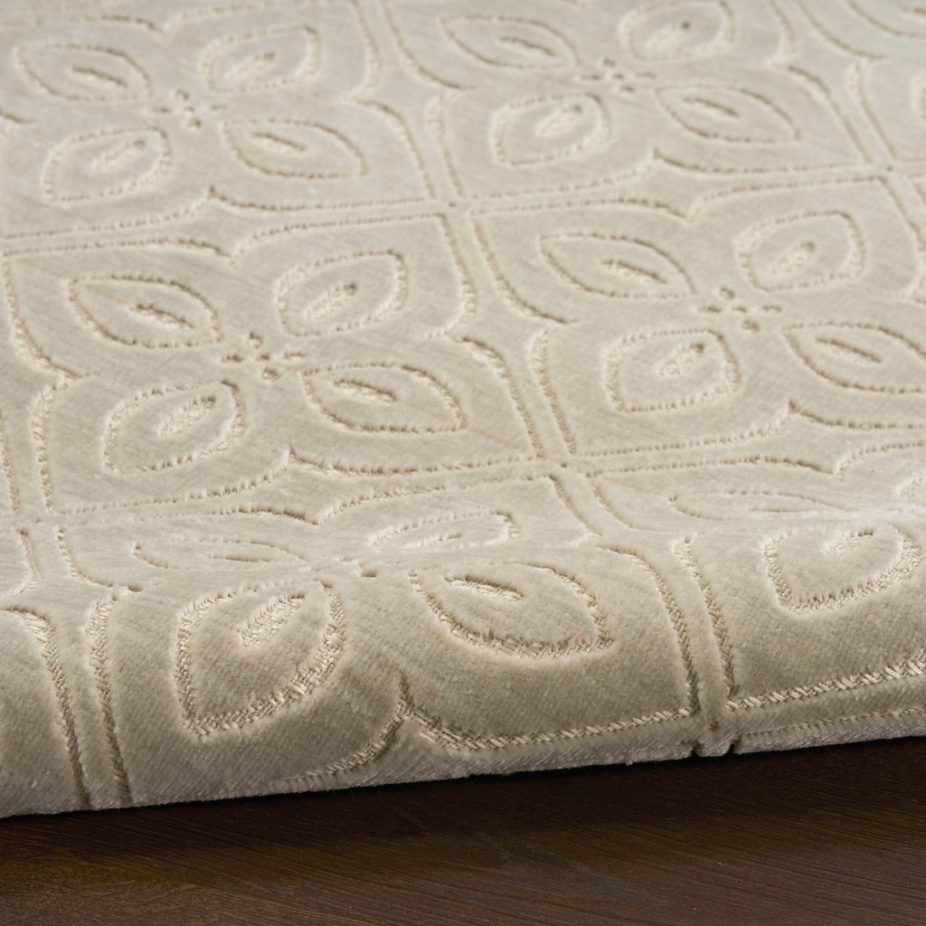 nourison washable charm wch03 silver ivory rug