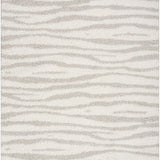 nourison modern shag mmd05 ivory grey rug