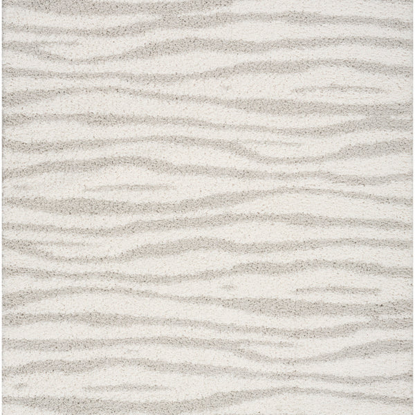 nourison modern shag mmd05 ivory grey rug