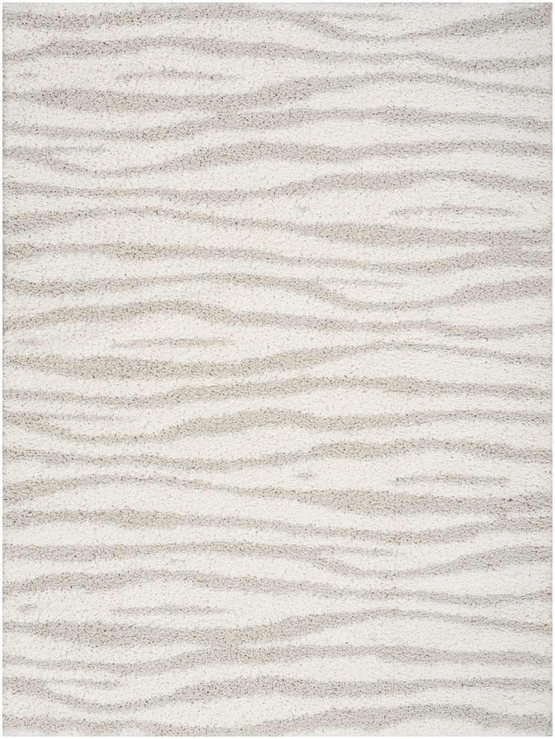 nourison modern shag mmd05 ivory grey rug