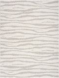 nourison modern shag mmd05 ivory grey rug