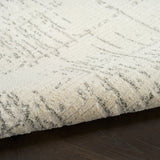 nourison ivory hues ivh01 ivory grey rug
