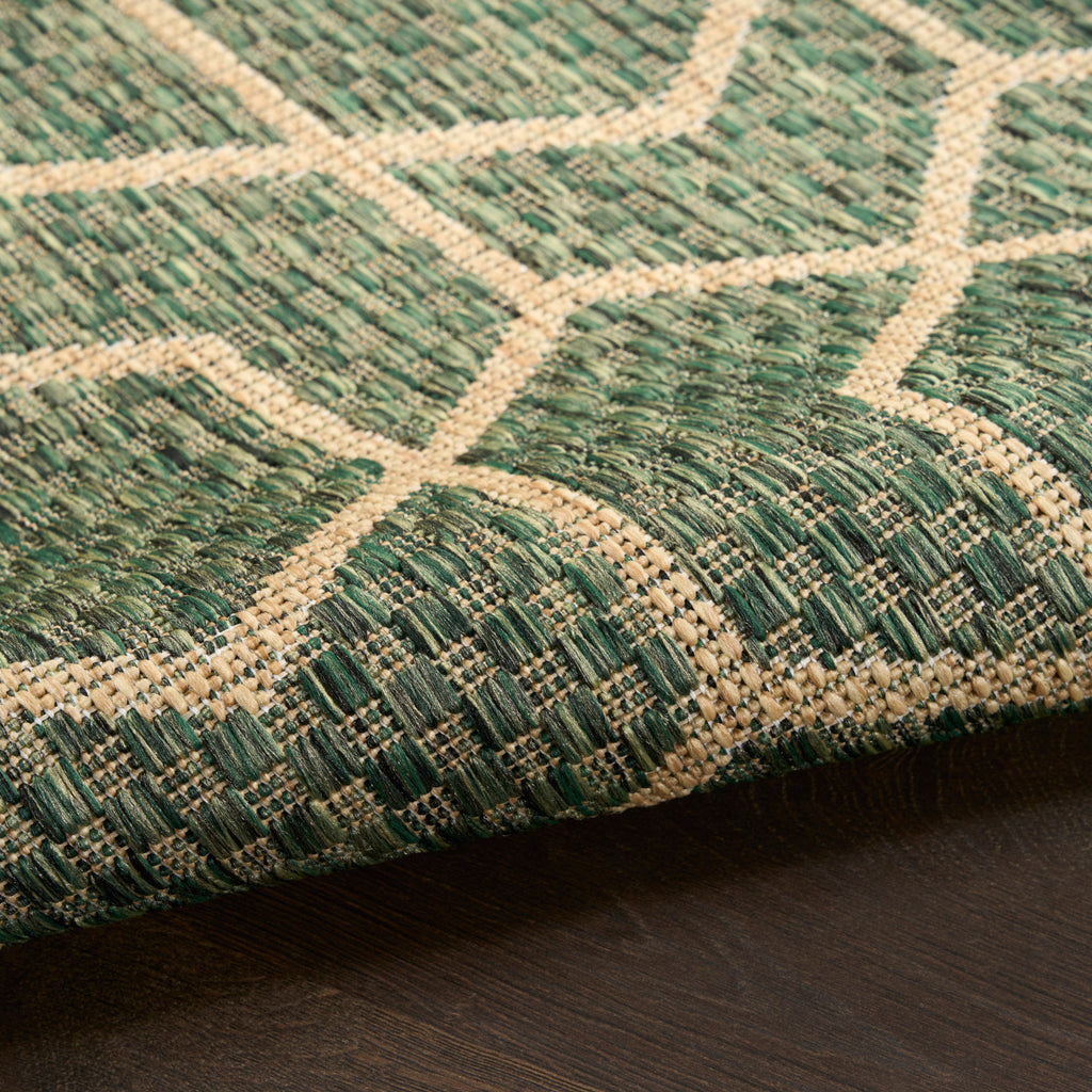 nourison horizon indoor outdoor hoz01 green rug
