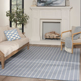 rugs done right custom greenwich stripe grnst denim rug