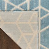 nourison washable charm wch01 blue ivory rug