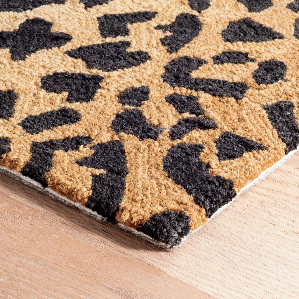dash albert leopard rda372 camel rug