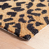 dash albert leopard rda372 camel rug