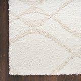 nourison modern shag mmd03 ivory beige rug