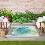 nourison color splash csp04 ivory blue rug
