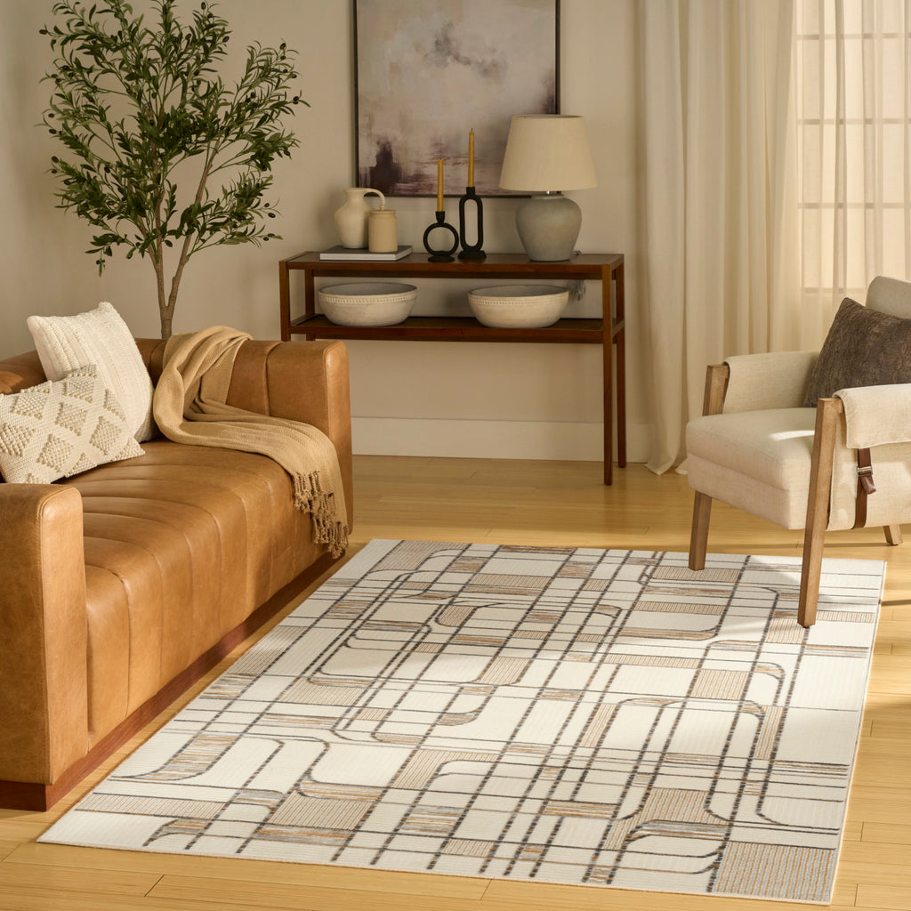 nourison nordic nrc17 ivory multicolor rug
