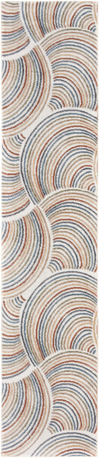nourison astra machine washable asw08 ivory multicolor rug