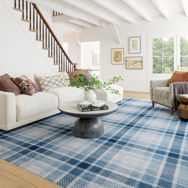 dash albert teahouse da2409 blue machine washable polyester rug