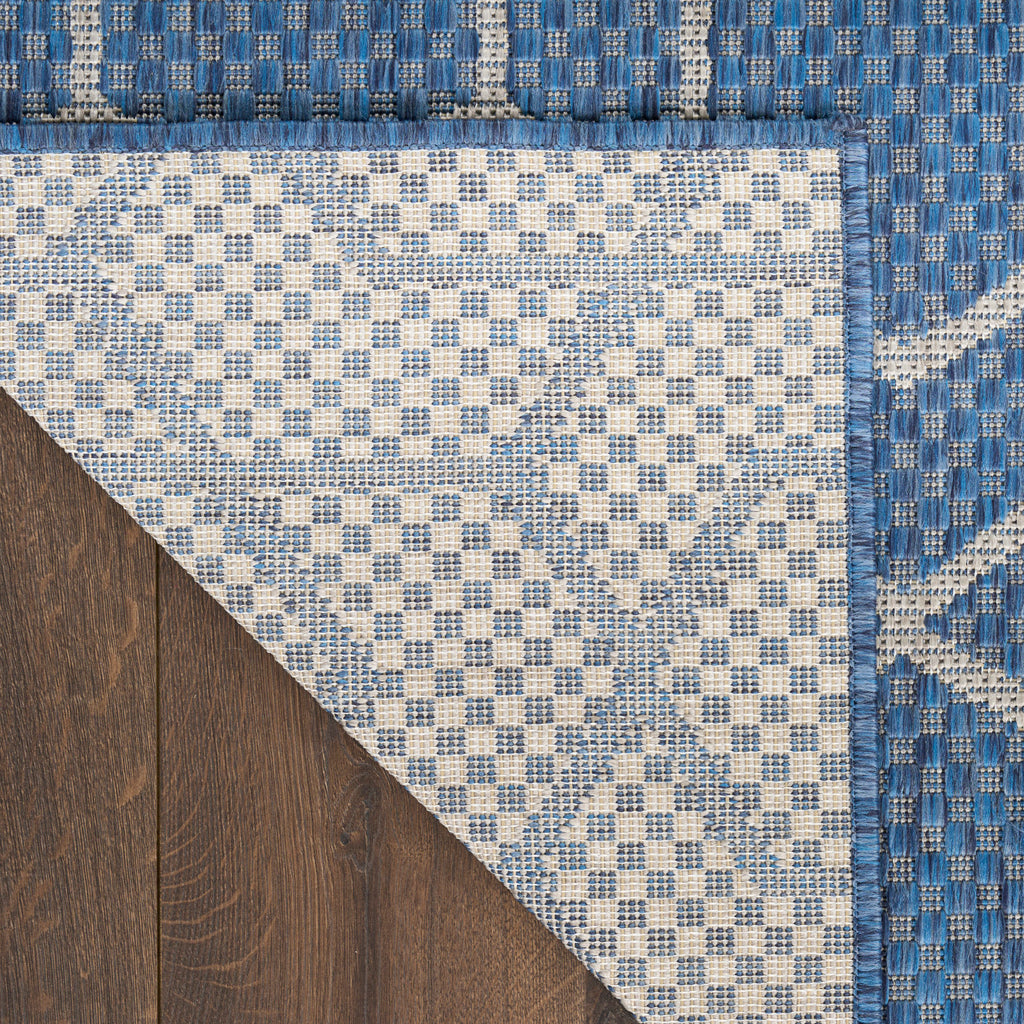 nourison horizon indoor outdoor hoz01 denim rug