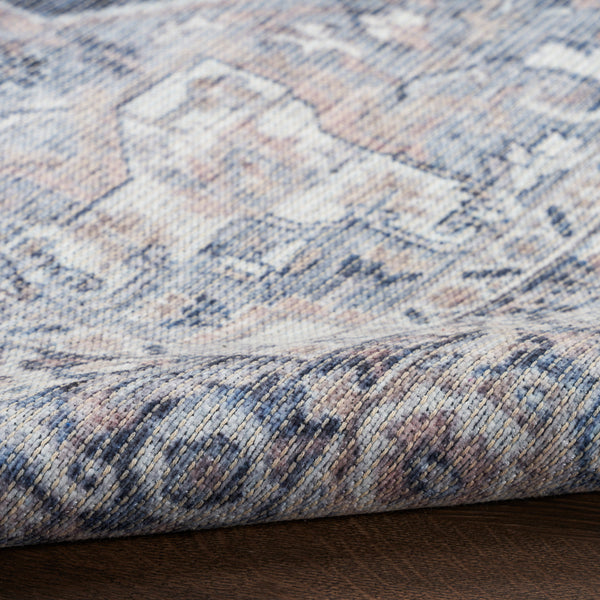 nourison new concept washables sr101 ivory navy rug