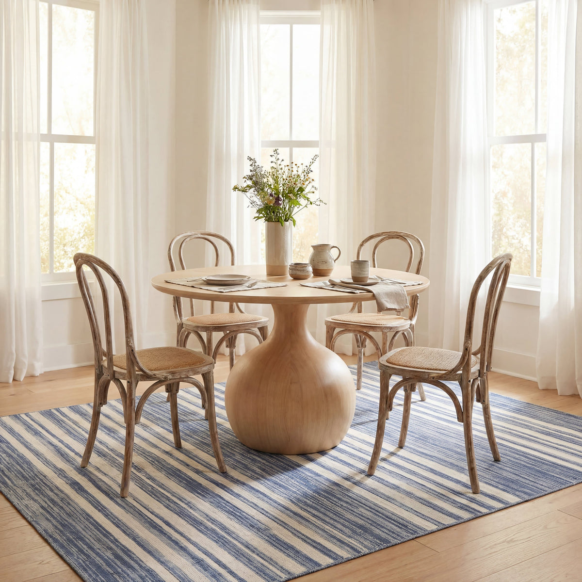 annie selke mw ilae da2523 blue machine washable polyester rug
