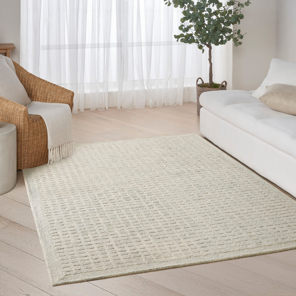 nourison pure grids pgr01 light blue rug