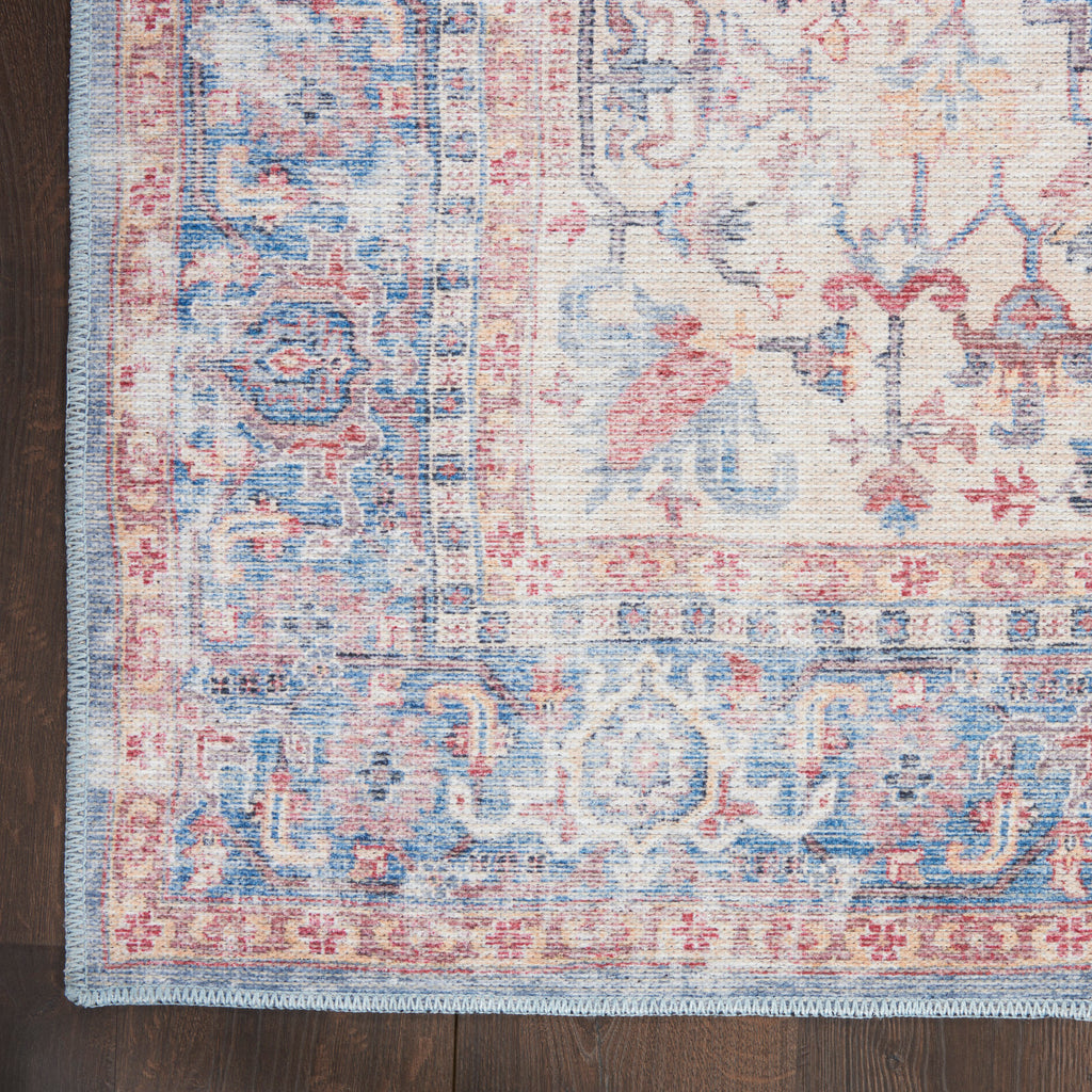 nourison new concept washables sr104 blue multicolor rug