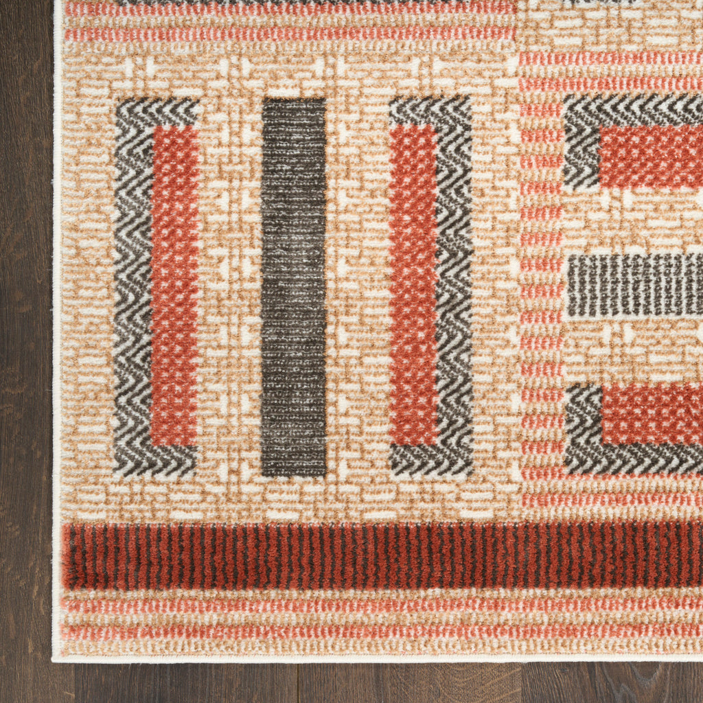 nourison nordic nrc11 multicolor rug