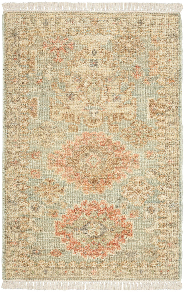nourison heritage vine htv02 light blue rug