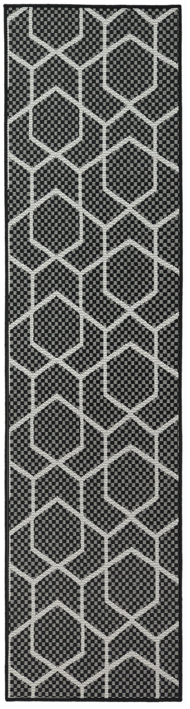 nourison horizon indoor outdoor hoz01 black rug